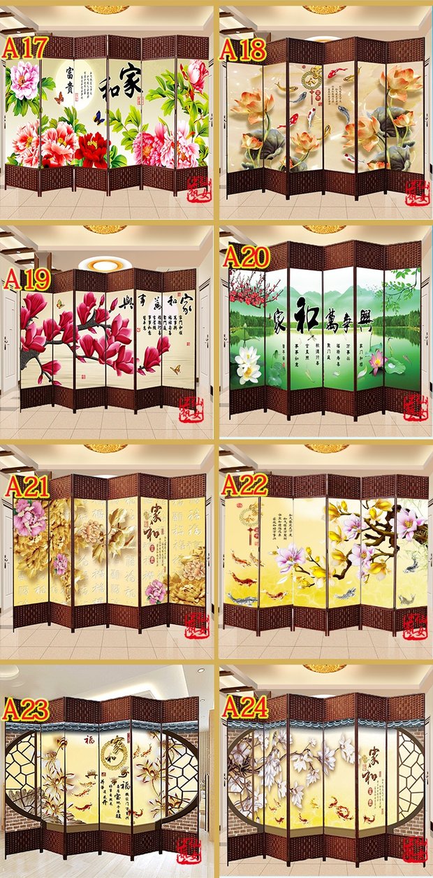 Màn hình phòng khách cỏ màn hình phòng ngủ khách sạn phân vùng không thấm nước hai mặt màn hình văn phòng đóng cửa phòng thay đồ - Màn hình / Cửa sổ vach trang tri