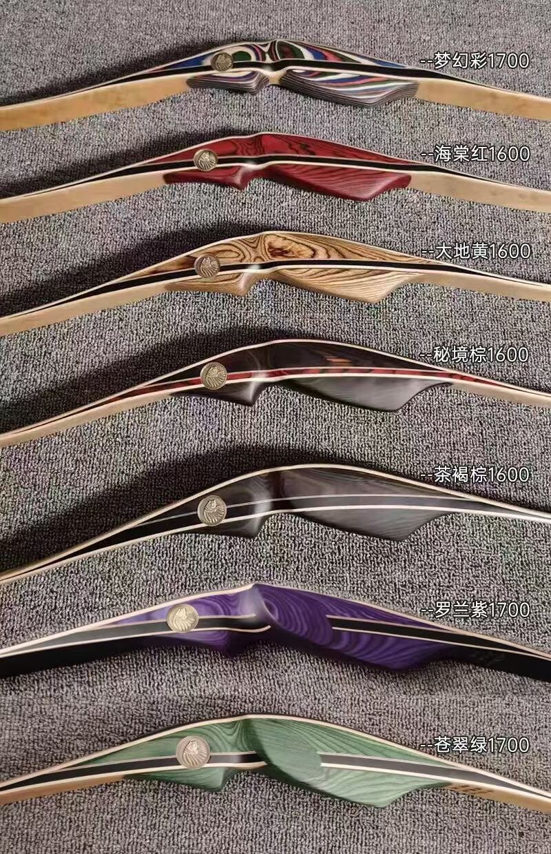 Bar wizard One beauty hunting long bow Triangle bow American hunting bow Archery bow and arrow Imported bear claw piece Taihua Xuansheng