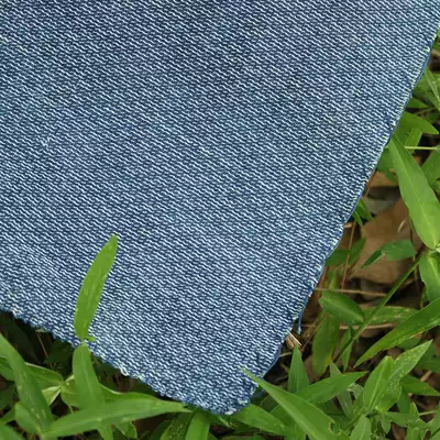 Shuijiafang (water pattern jacquard) grass and wood dyed blue dyed water nationality handmade cloth cloth clothing soft denim fabric