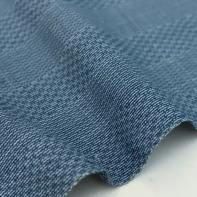 Shuijiafang grass and wood dyed handmade woven blue dyed jacquard Guizhou aquarium cloth clothing DIY fabric