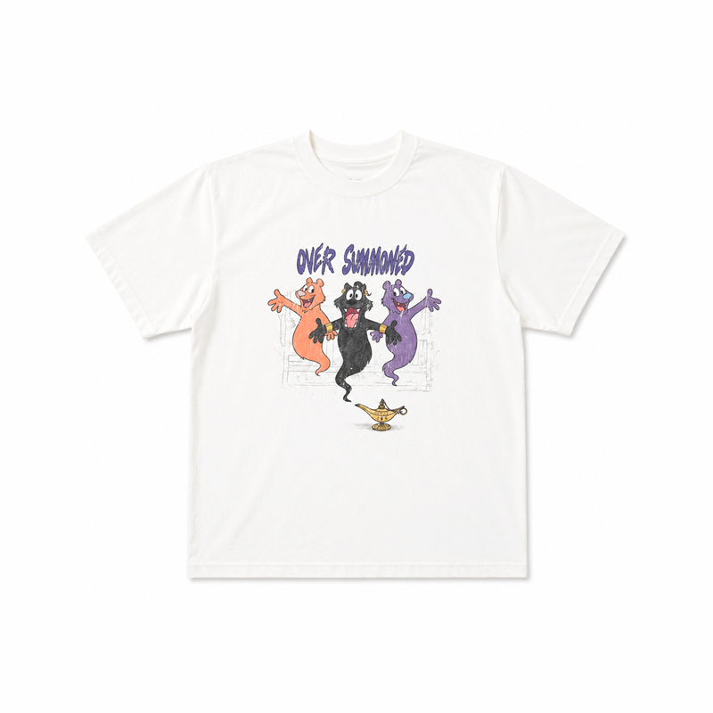 Jeuje26Ss Aged Graphic Tee Cartoon Print Distressed Washed Short Sleeves Jeuje26Ss Aged Graphic Tee Cartoon Print Distressed Washed Short Sleeves