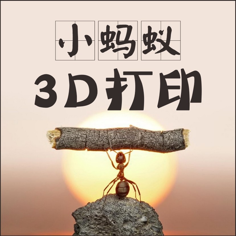 小蚂蚁3D打印的LOGO