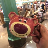 Шанхай Дисней, отечественные закупки, история игрушек, кружка с клубничным медведем и ложкой, керамическая чашка, чашка для питья