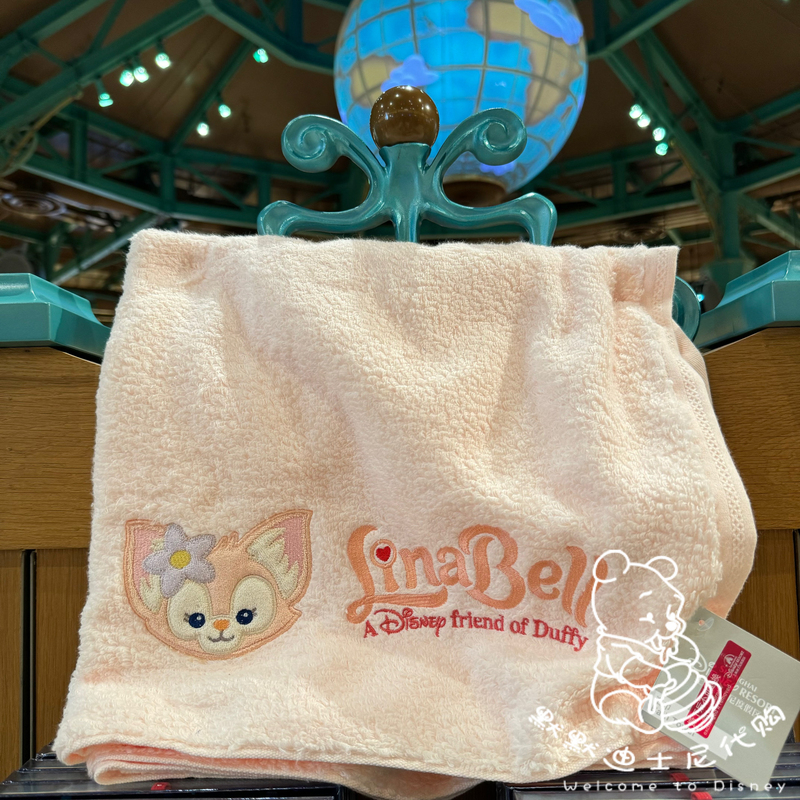 Shanghai Disneyland Linabell Cartoon Towel Anime Adult Pure Cotton Large Bath Towel Bathroom