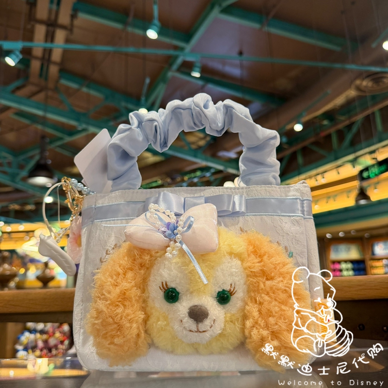 Shanghai Disneyland Disney Floral Cookieann Shoulder Bag, Handbag, Clutch Bag, Cartoon Bag, Gift