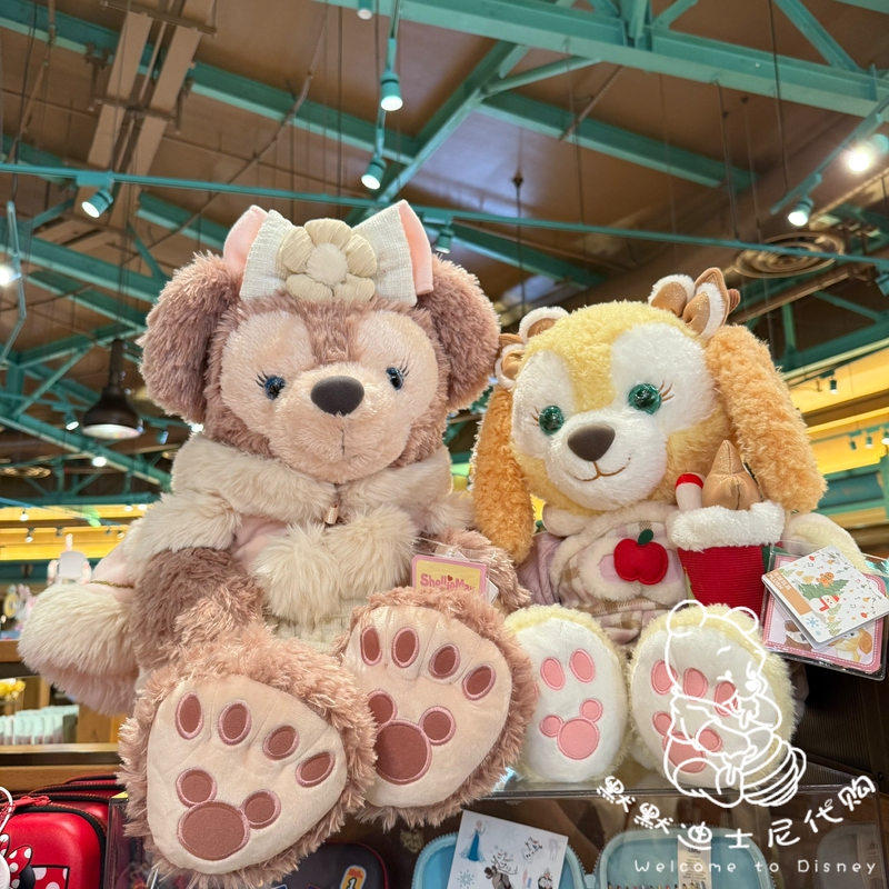 Shanghai Disney Domestic Agent 2024 Winter Chef Dog Cookieann and Shelliemay Large Plush Toy Gift