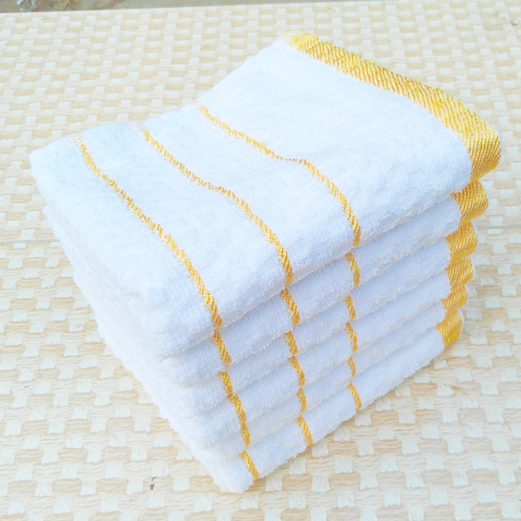 10 Special Offer White Cotton Towels, Absorbent, Pineapple Pattern, Suitable for Hotels, Foot Massage, Bathing, Adult Home Use, Face Towels, Bathhouse Towels