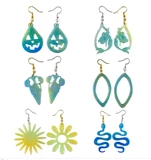 Морские серьги, подвеска, аксессуар, силиконовая форма, в цветочек, xэллоуин