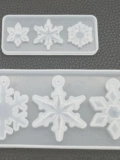 Фондан, аксессуар, подвеска, силиконовая форма, со снежинками