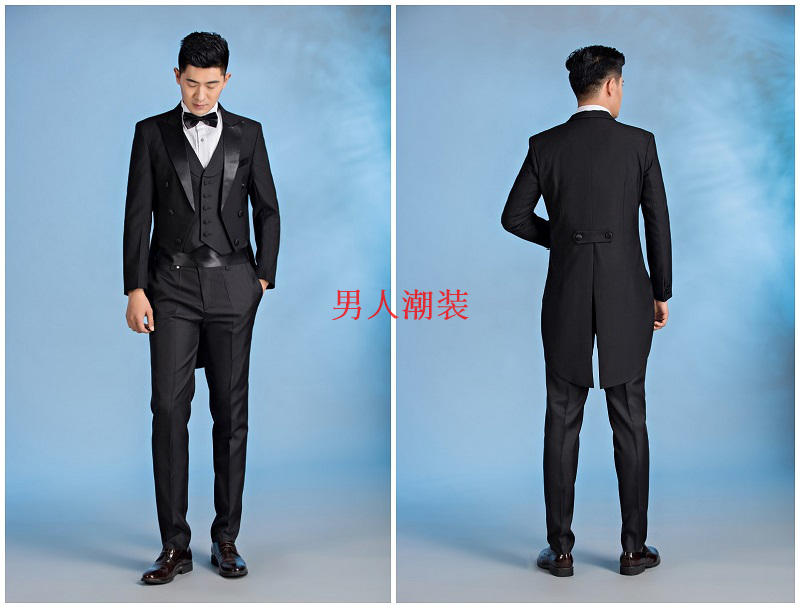 Cao cấp của nam giới tuxedo trang phục sân khấu lệnh điệp khúc phù hợp với tiệc cưới nghệ thuật kiểm tra phù hợp với ăn mặc