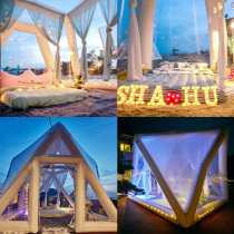 Inflatable bubble house mobile transparent tent outdoor camping hotel spherical warm Net red wind Starry Sky House
