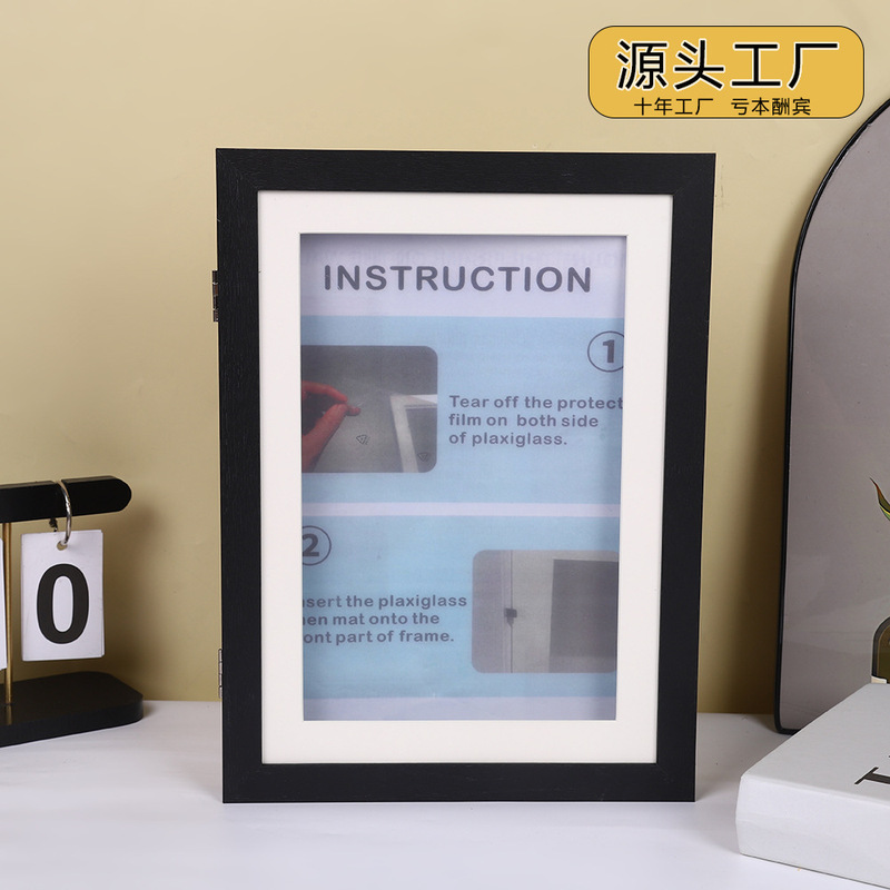 Flip-Top Photo Frame Amazon's Bestseller A4 A3 Kids' Art Frame Storage Kids Art Magnetic Picture Frame