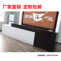 Wuhan paint front desk Reception desk Welcome front desk Early education front desk cashier bar guide medical table Spot