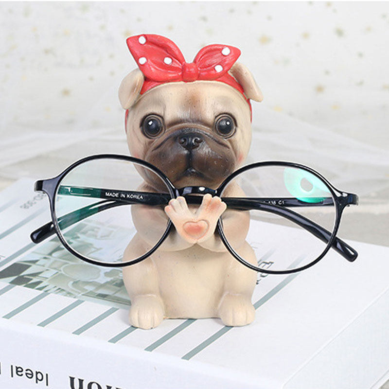Creative cute animal glasses shelf glasses shop display props office desktop small ornaments home decorations