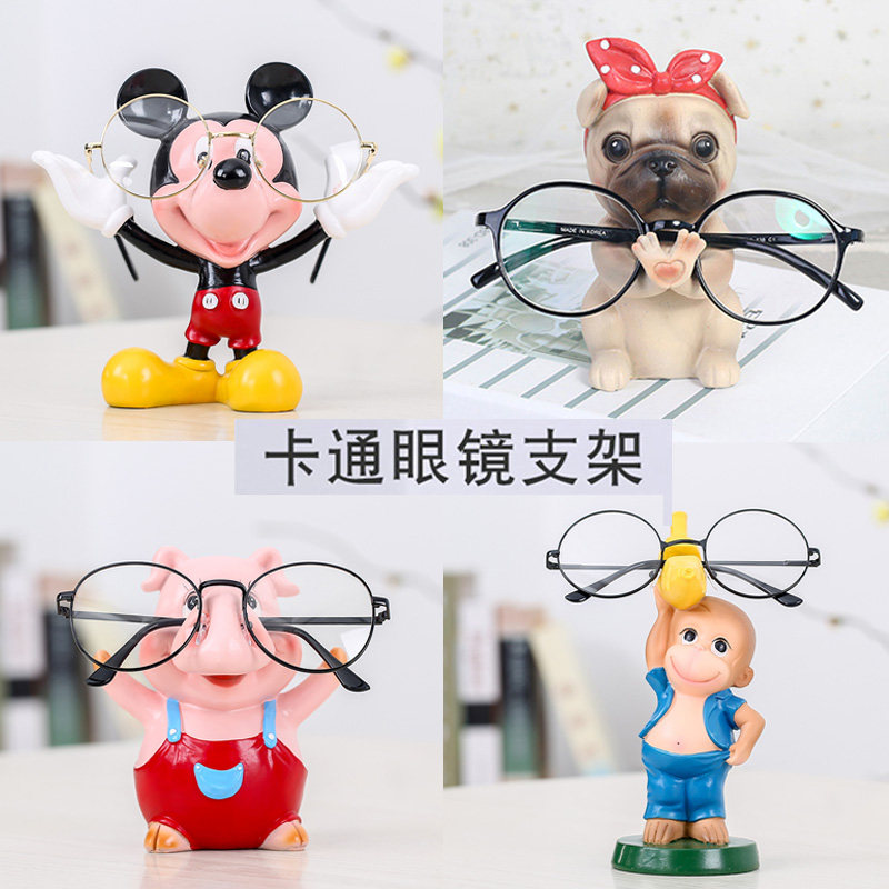 Creative Animal Glasses Containing Bracket Swing glasses Shop Show props Decorative Table Glasses Placement Layer Shelf