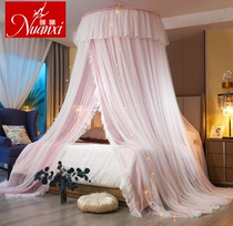 New double layer ceiling mosquito net home encryption thickened princess wind double universal single door free of installation dome mosquito net