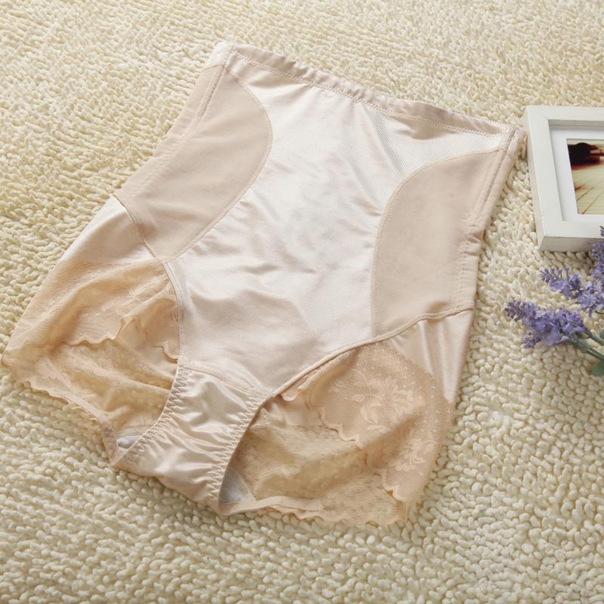 Ovisli chính hãng 2018 mới cơ thể định hình quần body 28571 quần đùi sau sinh quần lót cạp cao gen bụng