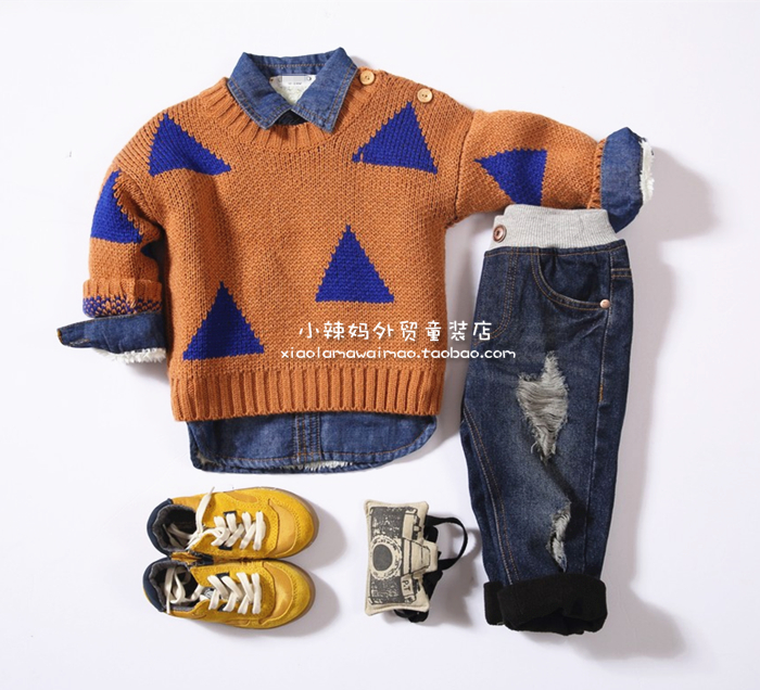 Chemise enfant à manche longue en toile - Ref 2082973 Image 11