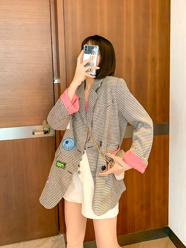 Осенний элитный сексуальный пиджак классического кроя для отдыха, оверсайз, коллекция 2021