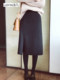 Straight-Leg Skirt for Women, Early Spring 2026 New Style, Elegant and Classy, Slimming, Versatile, Slit Woolen Skirt