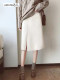 Straight-Leg Skirt for Women, Early Spring 2026 New Style, Elegant and Classy, Slimming, Versatile, Slit Woolen Skirt