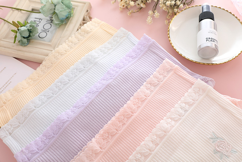 Đồ lót cotton nữ Nhật Bản eo cao liền mạch bên hông gợi cảm 100% cotton 裆 quần lót nữ màu đen quần lót ck