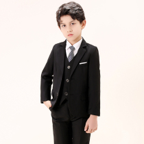 Childrens suit suit piano performance costume 2-10-year-old baby suit autumn and winter British children flower girl dress