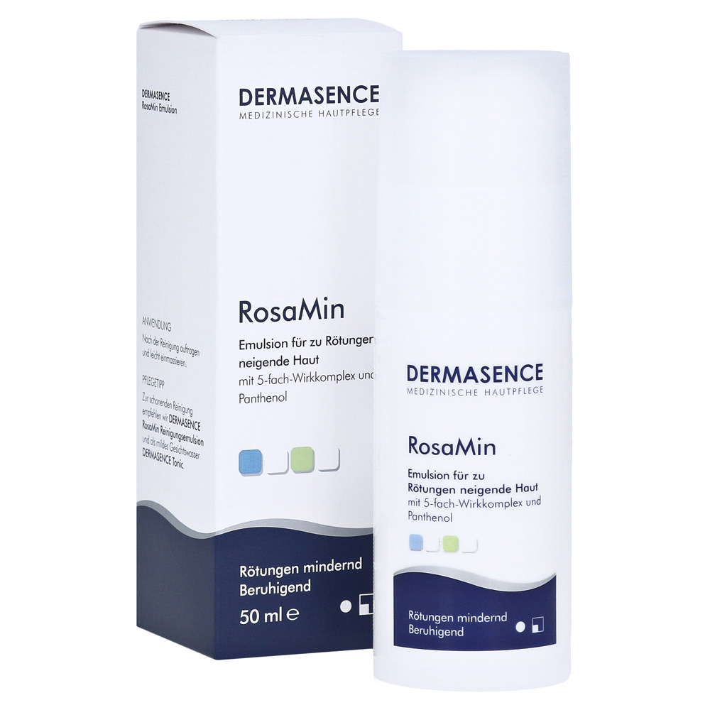 Spot German Purchasing DERMASENCE RosaMin Rose Qing Shurun balance repair milk rosacea 50ml