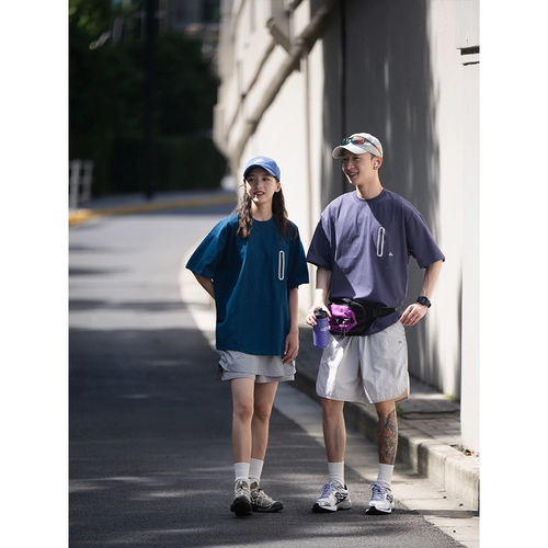 BELLKENIDEA Быстросохнущая футболка с коротким рукавом, защита от солнца, оверсайз