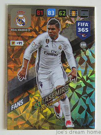 Panini 17-18FIFA365 Star Card Idol Card Casemiro