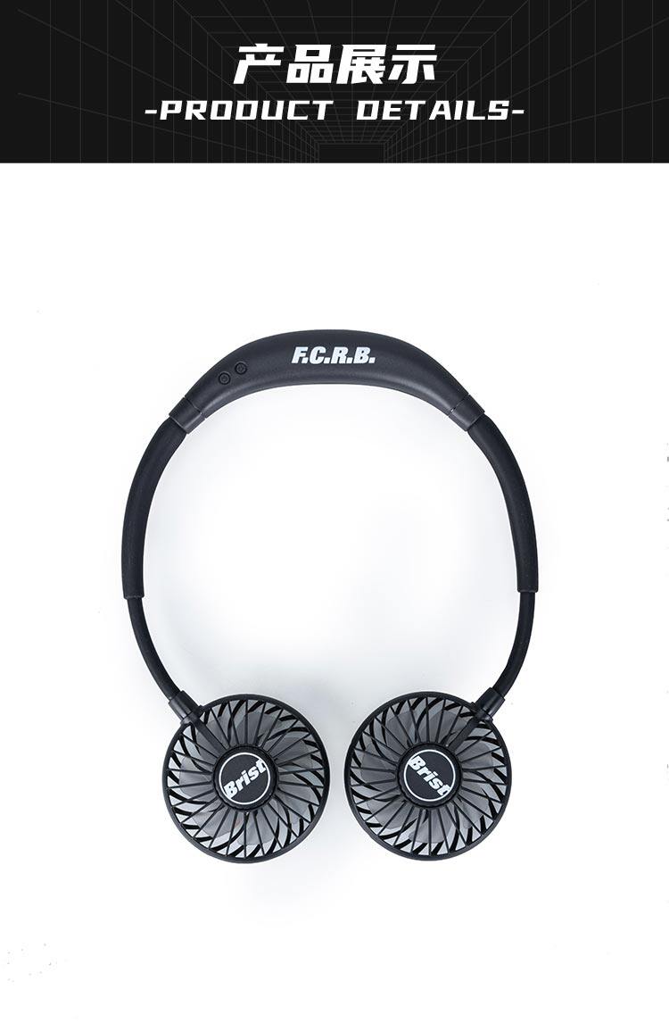 USB-вентилятор 【国内现货】fcrb neck fan挂脖风扇 静音便携式usb随身电扇潮流