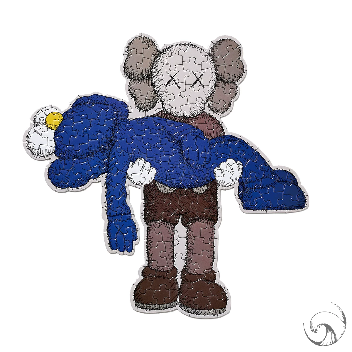 [Domestic Spot] KAWS Tokyo FIRST Exhibition Limited Puzzle Puzzle Humanoid Dolphin Saping
