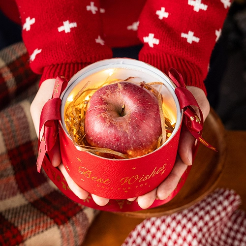 Apple, защитный амулет, портативная прозрачная подарочная коробка, рождественская детская упаковка, подарок на день рождения