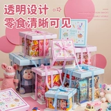 Детская подарочная коробка, прозрачная упаковка, подарок на день рождения