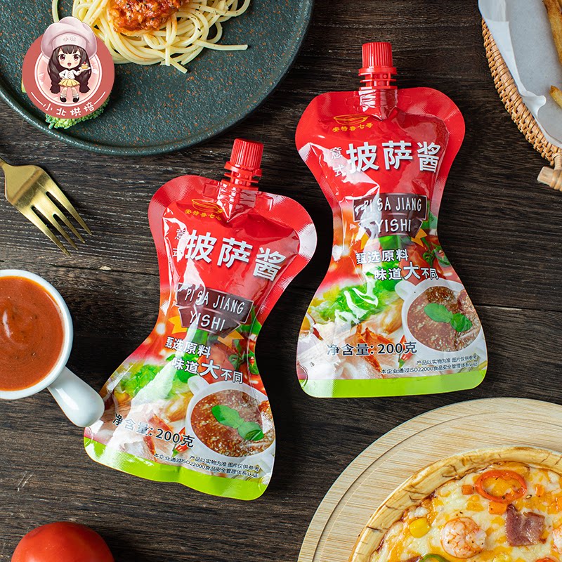 7 Gothic pizza sauce Pizza Ketchup Spaghetti Sauce Spaghetti Sauce 200 gr Baking Raw Material