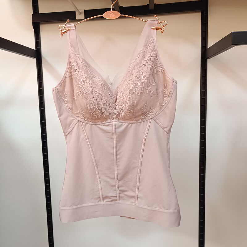 Banquet Encounter 6422 Hyaluronic Acid Self-Supporting Shaping Vest with Built-In Protective Cups, Tummy Control, Beautiful Back, Body Sculpting Shapewear