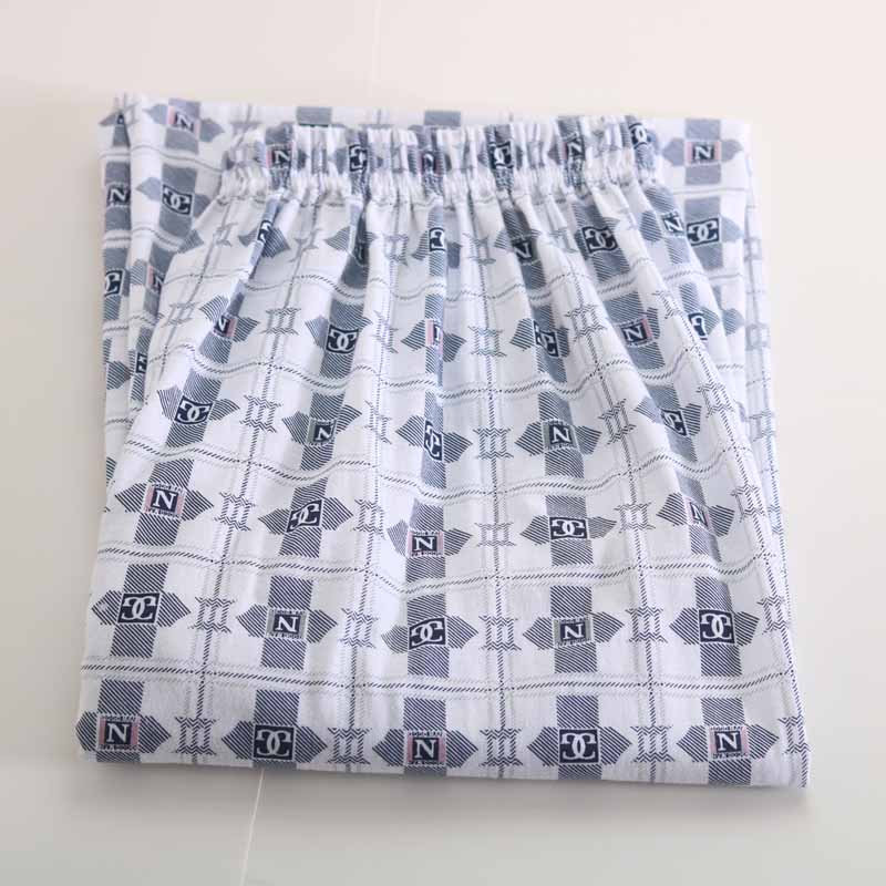 Quần cotton cỡ lớn cho nam thường xuyên ngủ lỏng quần cao eo quần cotton nhà quần chín điểm quần lỏng miệng quần bông nam thu đông