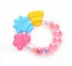 Xoay quanh con gấu cái kêu lục cục máy xay silicone teether em bé teether thanh răng hàm sơ sinh chuông đồ chơi - Gutta-percha / Toothbrsuh / Kem đánh răng