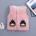 Áo vest cho bé mùa xuân và mùa thu quần áo cotton mỏng bông sơ sinh dễ thương siêu dễ thương nam nữ dễ thương áo vest ngoài ấm áp - Áo ghi lê Áo ghi lê