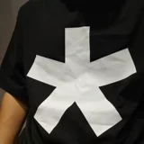 Кен Карсон Teen X Asterisk Футболка Классическая Американская Слушаная Слушаная тяжелая уличная ретро-ретро