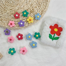 Elegant Wind Colored Flowers Brooch Cute Days PIN FIXED CLOTHING BAG PACKAGE DECORATED CANDY COLOR SMALL FLOWER BUTTONED PIN
