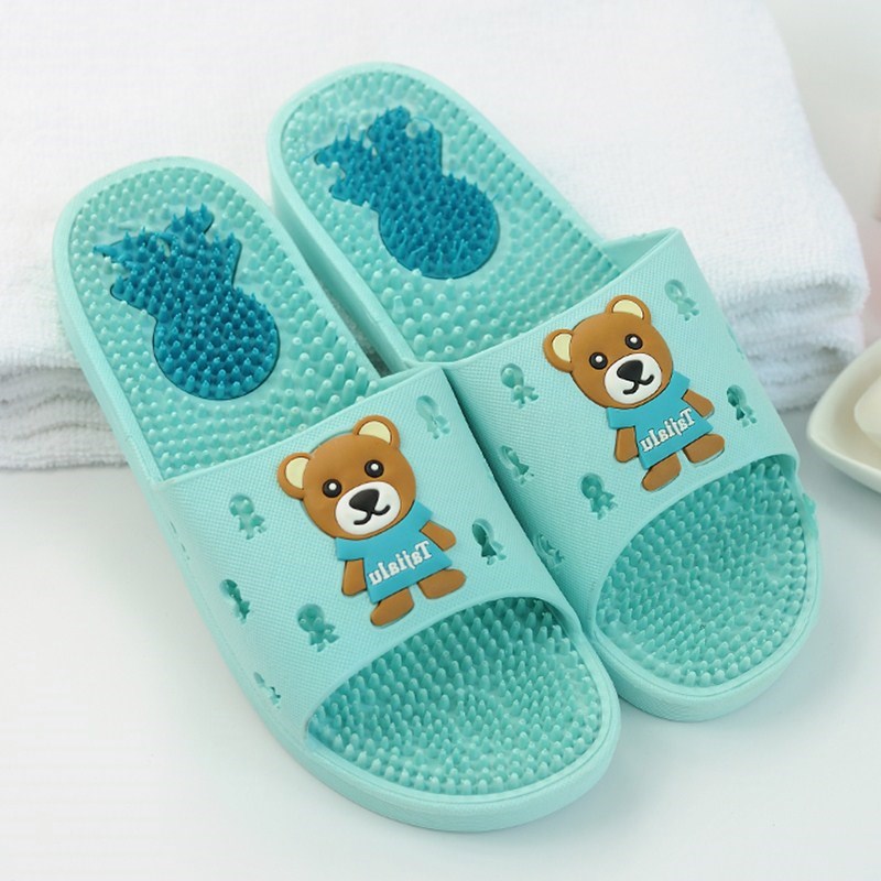 Massage cute foot therapy health shoes women's home sole non-slip slippers acupoints cute women's summer room