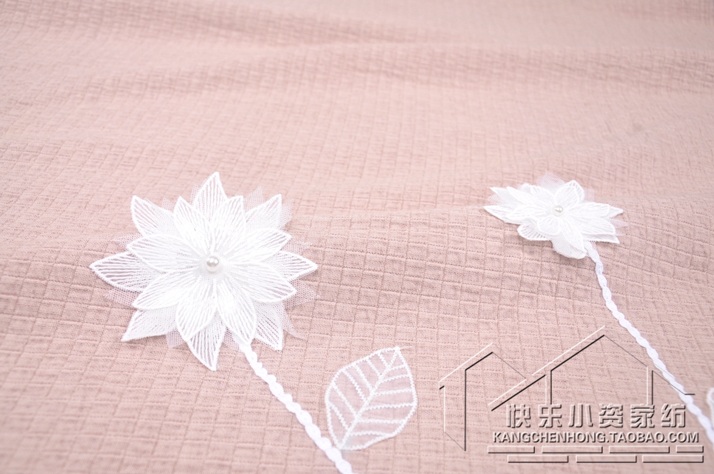Bông cotton Hàn Quốc đôi màu rắn, ren nhỏ, trải giường Philippines mùa hè mát mẻ là thanh oxy mùa hè mỏng điều hòa - Trải giường drap phủ giường