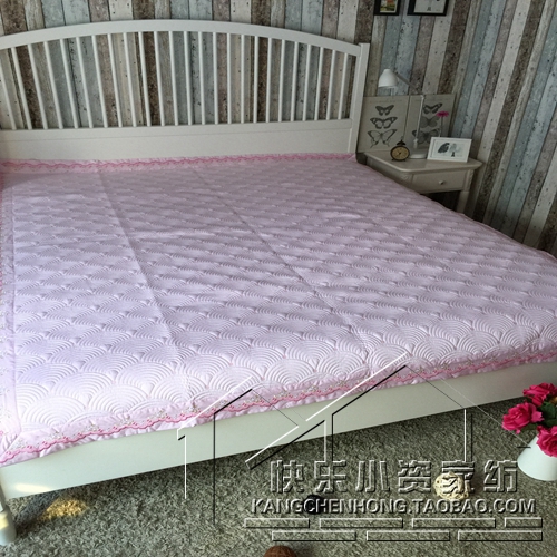 Hàn Quốc cao cấp cotton cao cấp thêu thêu bông điều hòa không khí đôi đã được mùa hè mát mẻ bởi mùa xuân và mùa thu bởi tấm trải giường bộ ga giường cao cấp