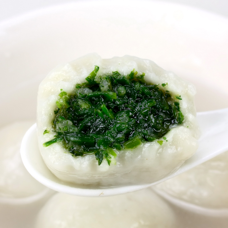 Wuxi Special Food Great Soup Round Yuanxiao Convenient Breakfast Frozen Food 5 Only Vegetable Lard Shun Feng Rush Freeze