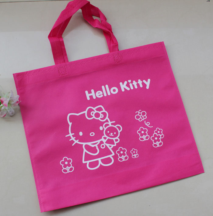 Hello heiio kitty handbag environmental shopping public welfare non-woven TJWKl9tVs8