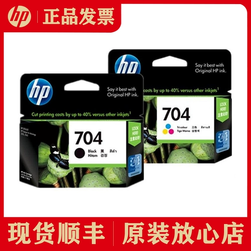 HP, оригинальный черный картридж, принтер, HP704, 2060