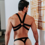 Двойные брюки мужские не -тросовые сексуальные интересы, пустые, пустые, прозрачные T -Trousers, открытые ягодицы, прилив с низкой талией, ягодицы, ягодицы, ягодицы, ягодицы, ягодицы, ягодицы.