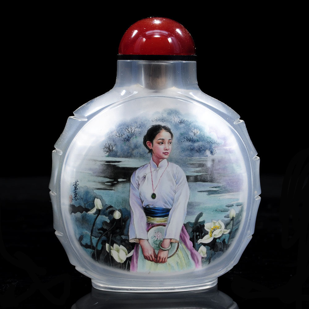 新品习三内画天然水晶鼻烟壶：收藏界的璀璨明珠--淘宝好物网