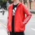 Adidas  19 mùa xuân nam thể thao trùm đầu áo khoác giản dị DW4652 - Áo khoác thể thao / áo khoác